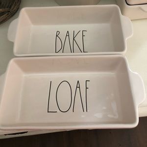 Rae Dunn bake set 2 pieces